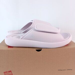 FitFlop iQushion Slide Sandals Wild Lilac Size 10 NIB Arch Support Comfort